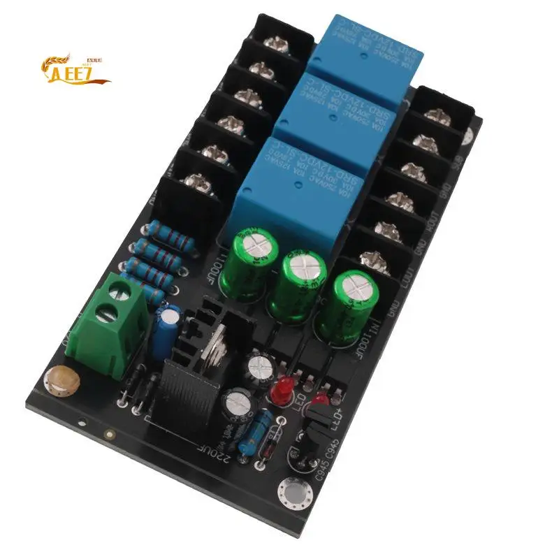 AEE7-300W Digital Amplifier Speaker Protection Board Relay Protection Module 2.1 Three-Channel Speaker Delay Protection