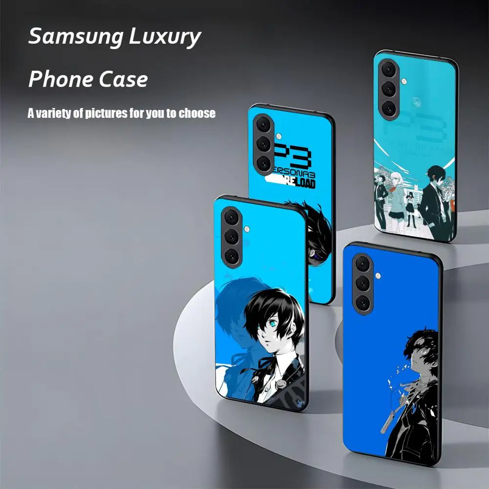 P-PersonA 3 R-ReloAD Phone Case For Samsung Galaxy S25 S24 S23 S22 S21 S20 Plus Ultra Note20 Soft Black