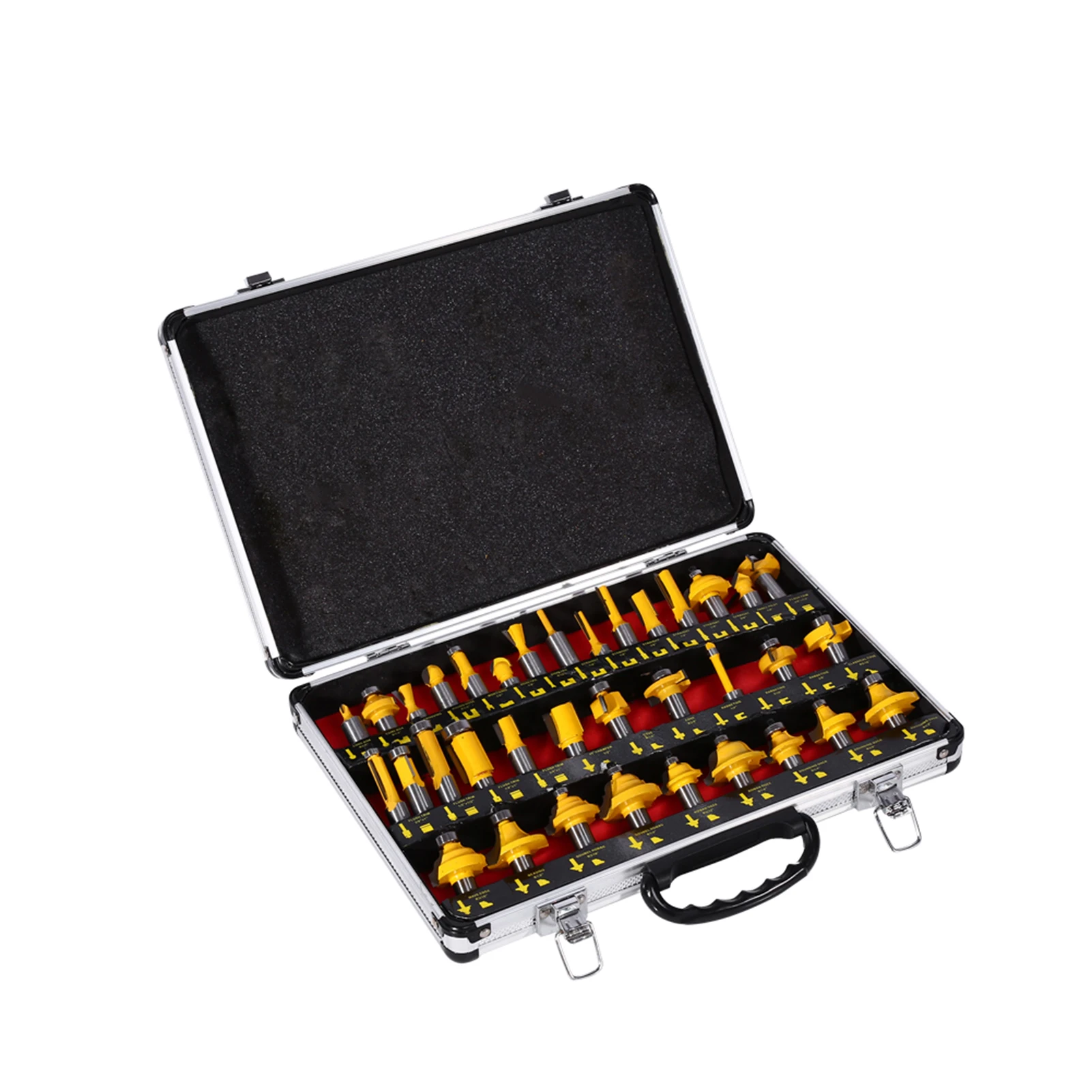 

35PCS/set Milling Cutter Router Set 1/2 inch Shank Router Bits Set Woodworking Milling Cutter Bits With Box
