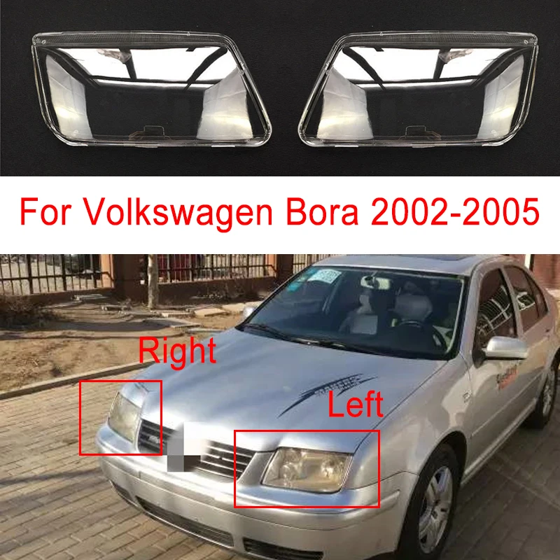 

Car Headlight Cover For Volkswagen Bora 2002-2005 Lens Cover Headlamp Shell Replacement Transparent Lampshade Car Accessories
