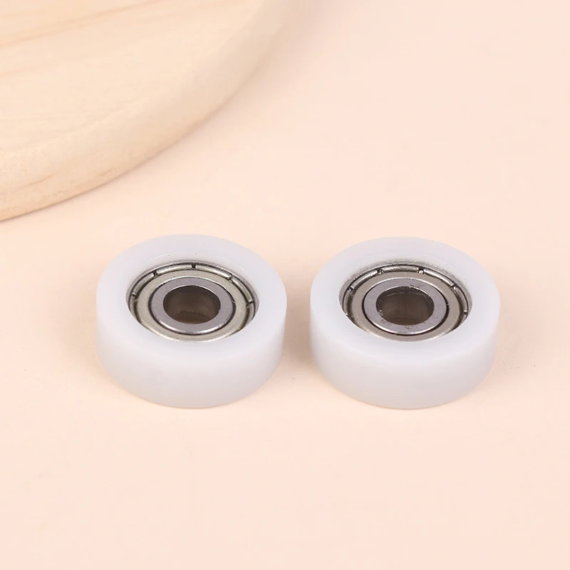 695zz Nylon Plastic POM Roller Guide Wheel, 5 17 6mm Bearing Wheel for Drawer, Window and Door Pulley