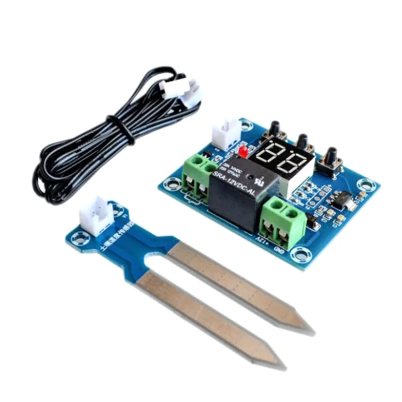 【CCA96】XH-M214 Soil Humidity Controller Module With Precise Digital Display Flowerpot Potted Plants Automatic Watering Sprinkler