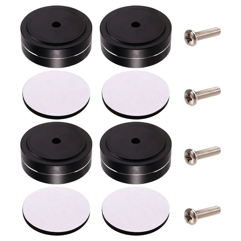 

4PCS Hifi Turntable Isolation Feet Stand Speakers Spikes Audio Pads, For Amplifier/Speaker/Turntable 40X15mm