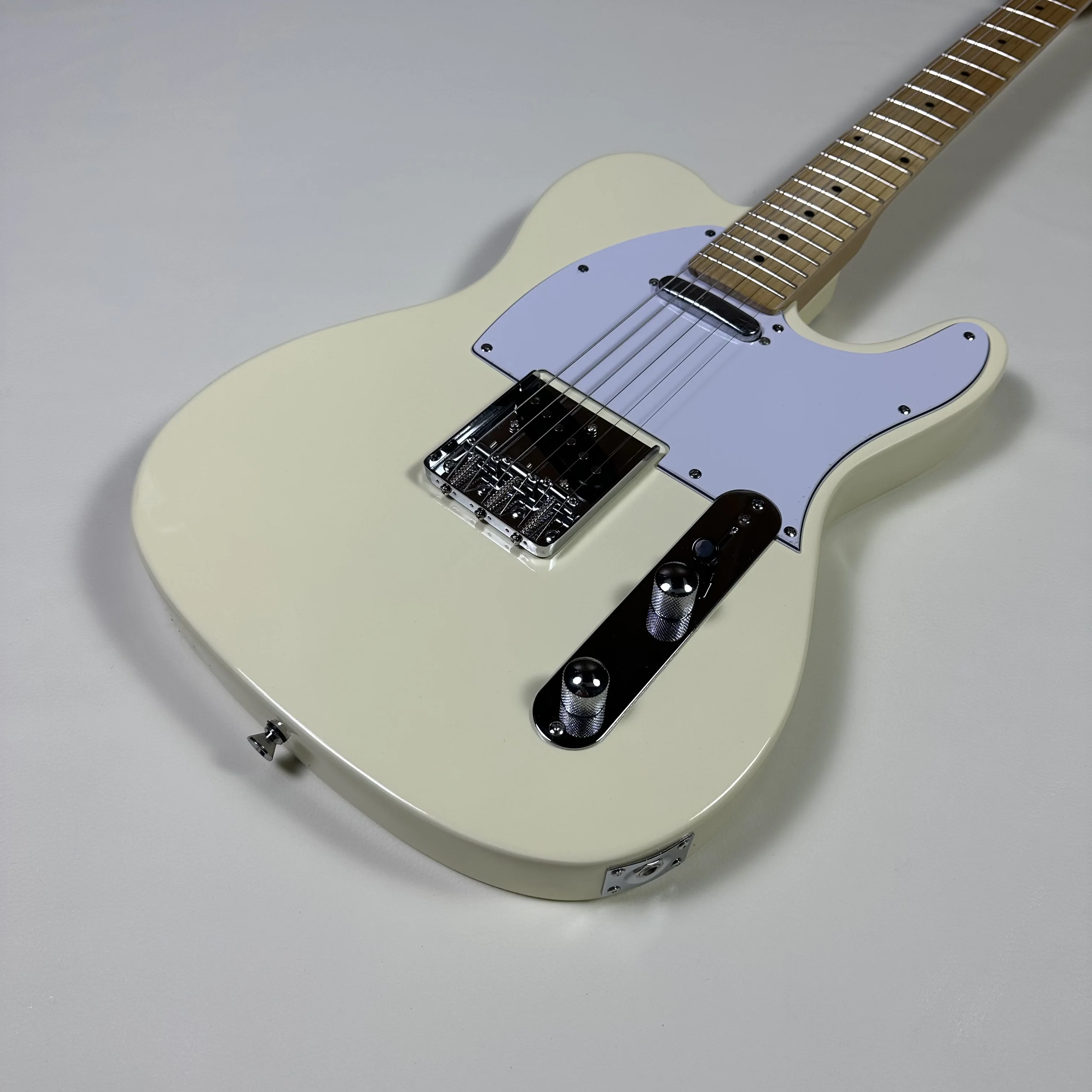 Cream White TL Electric Guitar  Mahogany Body Maple Fingerboard