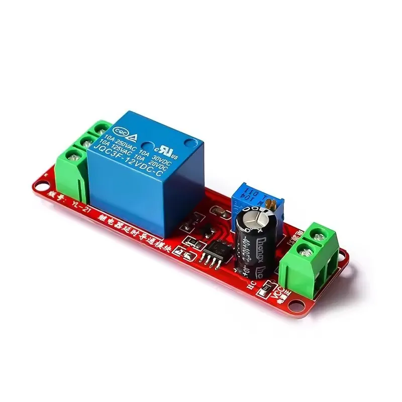 NE555 Module de retard commutateur monostable relais retard interrupteur marche/arrêt 5V 12V retard électrique automobile