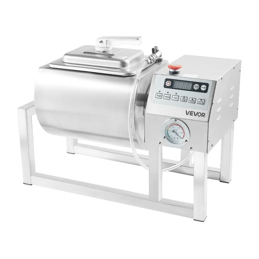 

Коммерческий стакан для мяса, вакуумный стакан для маринования, 20 л, с двунаправленным вращением и 3-скоростной нержавеющей сталью