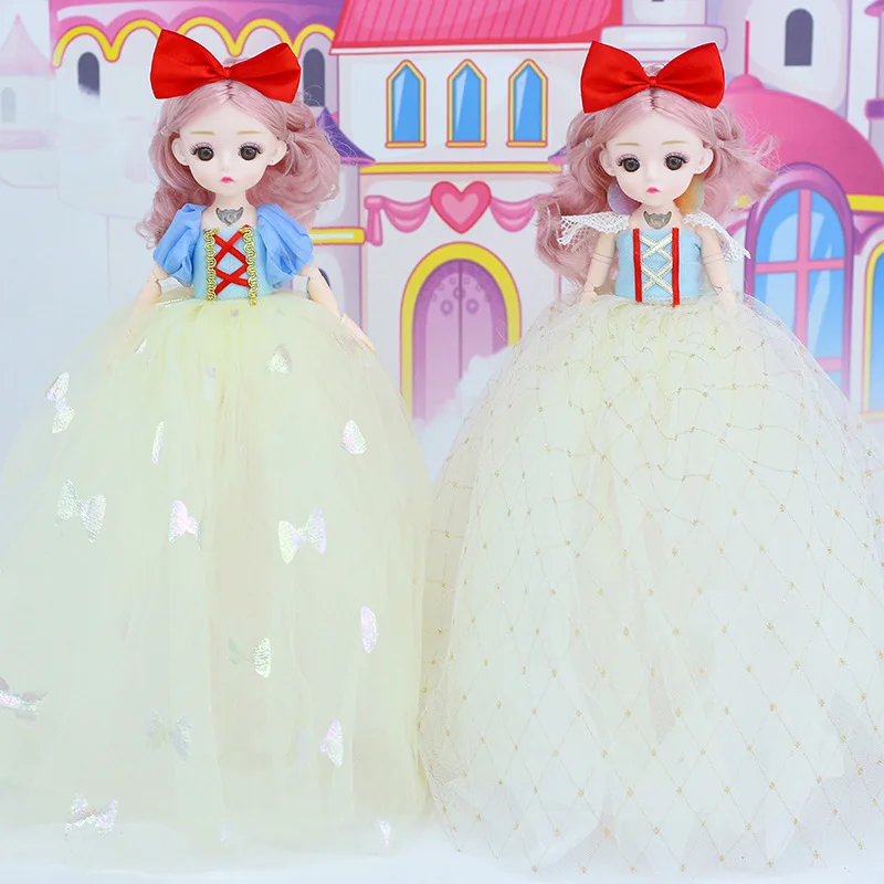 New 32cm Girl Princess Doll Creative With Music + Stories + Light-emitting Girl Play House Toys Joint Movable Kids Birthday Gift