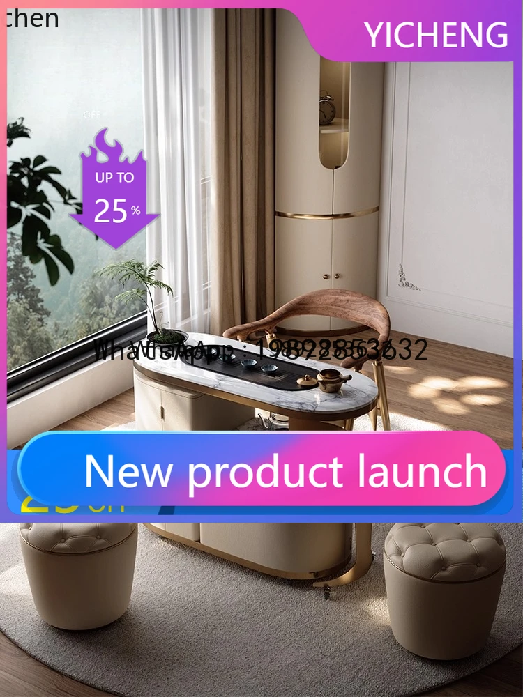 x1 balcony tea table rotatable tea cart villa home living room decoration home decoration accessories