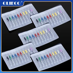 5Packs  Dental Endodontic Root Canal Cleaning Barbed Broaches Hand Use Files 25mm 10Pcs/Pack Dentistry Tools