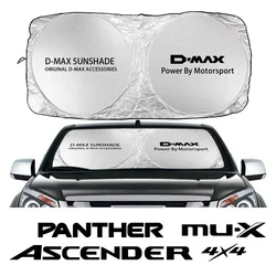 Car Windshield Sunshade Parasol Cover Auto Accessories Anti UV Front Window Protector For Isuzu DMAX PANTHER ASCENDER MUX 4X4