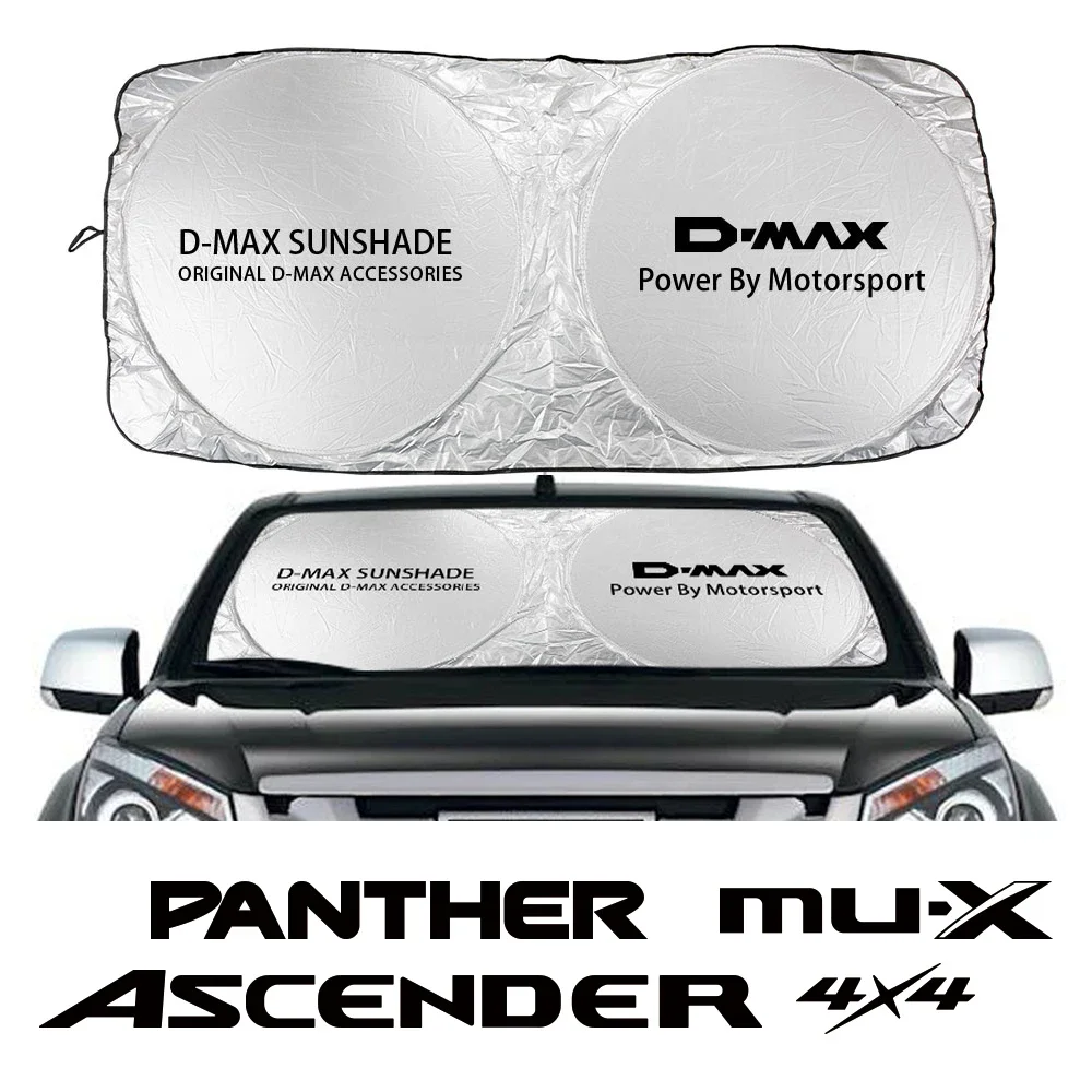 Car Windshield Sunshade Parasol Cover Auto Accessories Anti UV Front Window Protector For Isuzu DMAX PANTHER ASCENDER MUX 4X4