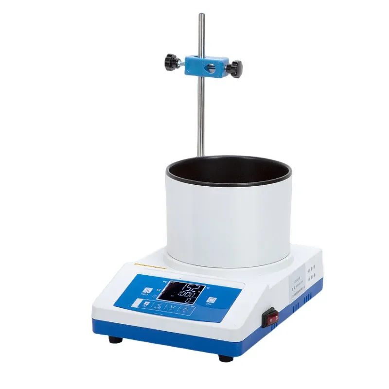 Nuova pentola riscaldante con agitazione magnetica Riscaldamento elettrico digitale Temperatura costante Bagno d'acqua Bagno d'olio Macchina elettromagnetica