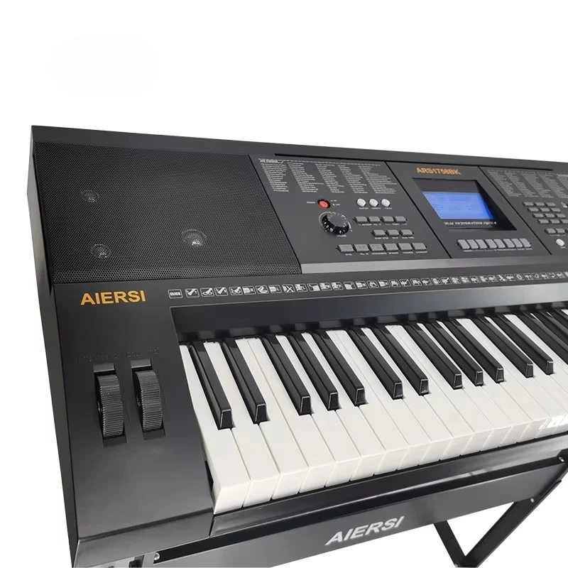 61 Keys Electronic Organ Touch‑Response Keys USB Connect Electronic Keyboard Musical Instrument For Adults Beginner