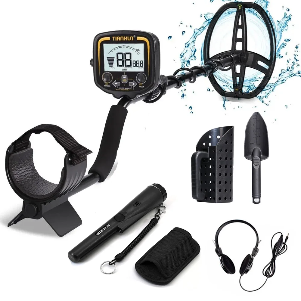 Detector de Metais Subterrâneos Gold Digger Search Finder Treasure Hunter Pinpointer Profundidade 2.5m Tx850 Tx850
