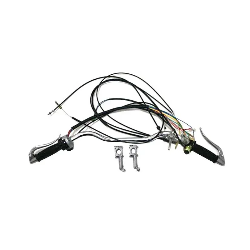 Motorcycle spare parts CJK 750 Direction Control Device assembly with Clutch/Brake/Throttle cable