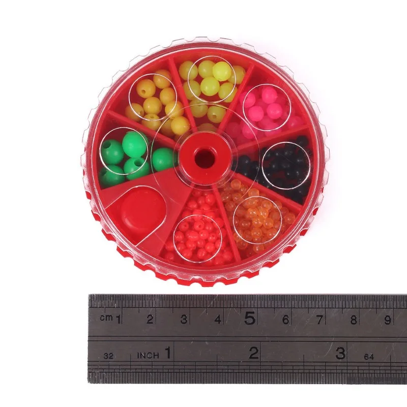 1 مجموعة الصيد الخرز مضيئة البحر الصيد الملحقات الصغيرة الفول حجب مضيئة الخرز الصيد مجموعة حجب أدوات الصيد