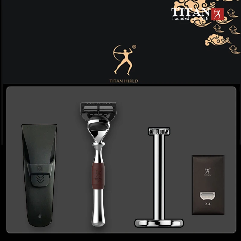 Titan 5 blades razor Smooth Shaving Safety Facial Hair Comfortable Hair Remove Machine Razor  manual shaving