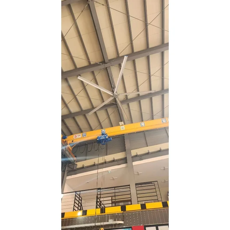 HUADA Manufacture 5m Giant High Volume Low Speed Industrial Large Ceiling Fan For Big Factory And Church