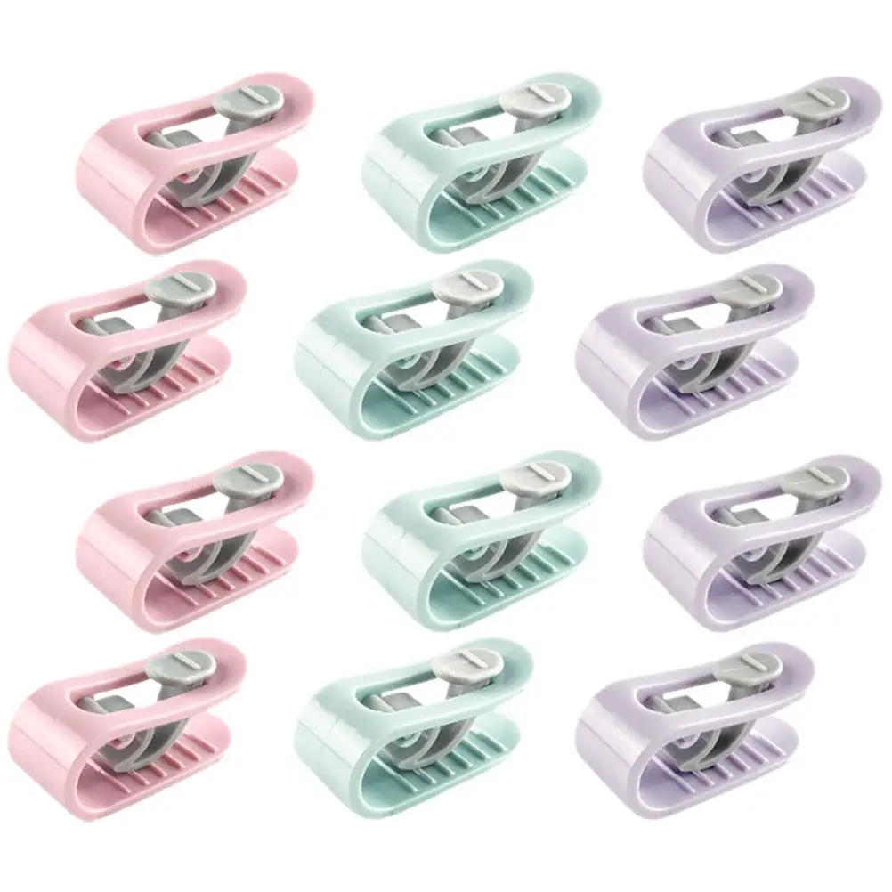 

12 Pcs Bed Sheet Fixing Clamps Quilt Clips Anti Slip Duvet Cover Holders Easy Install ABS Material Accessories