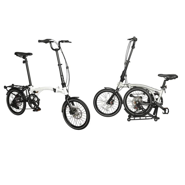 2024 New 16/20 Inch Aluminum Alloy Folding Bike High Quality Carbon Steel City Bicycles For Adults Made In China