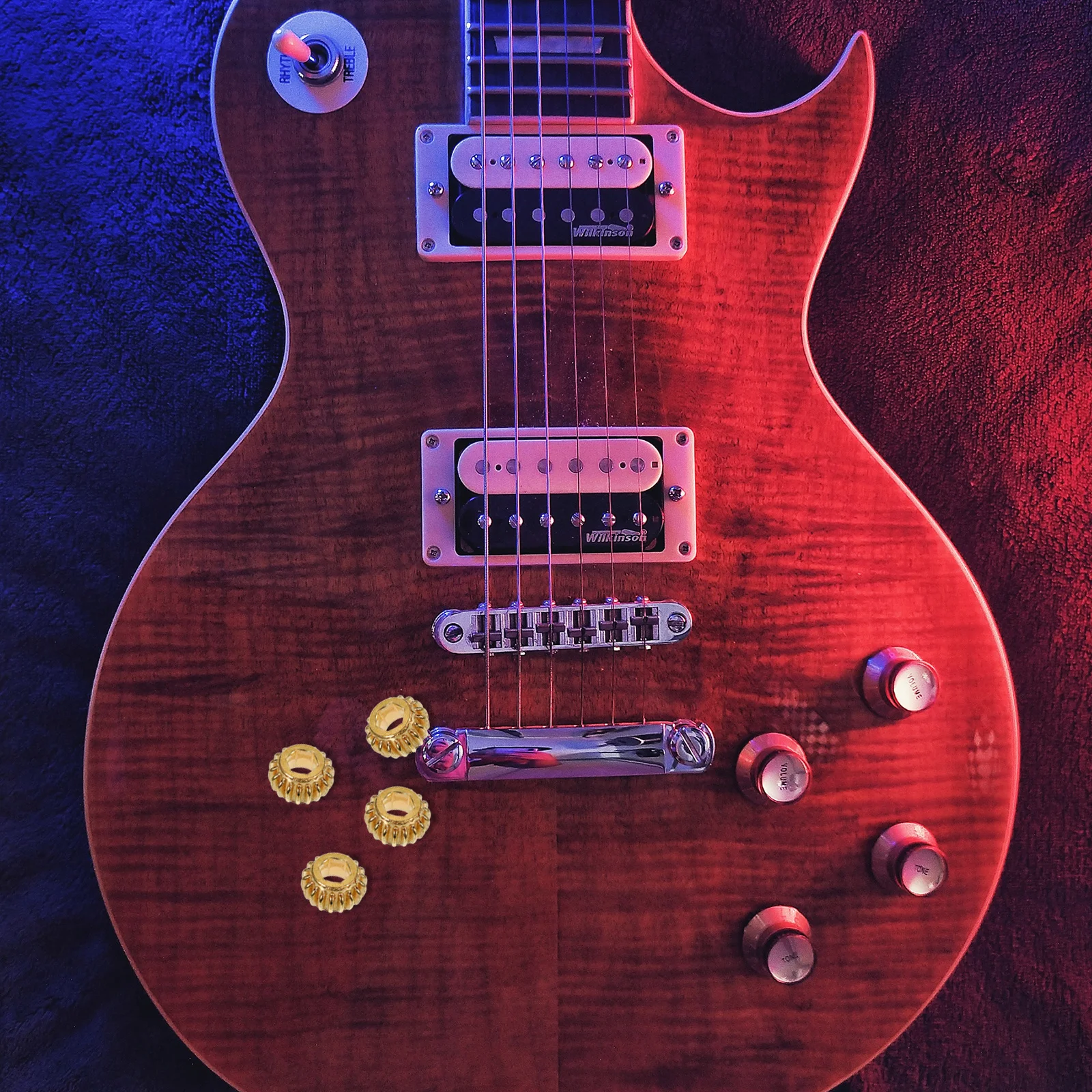 

6Pcs Guitar Tuning Peg Button Gear Solid Iron Durable 1 18 Gear Ratio Accurate Tuning Pegs Electric Acoustic Bass Guitar Tuner