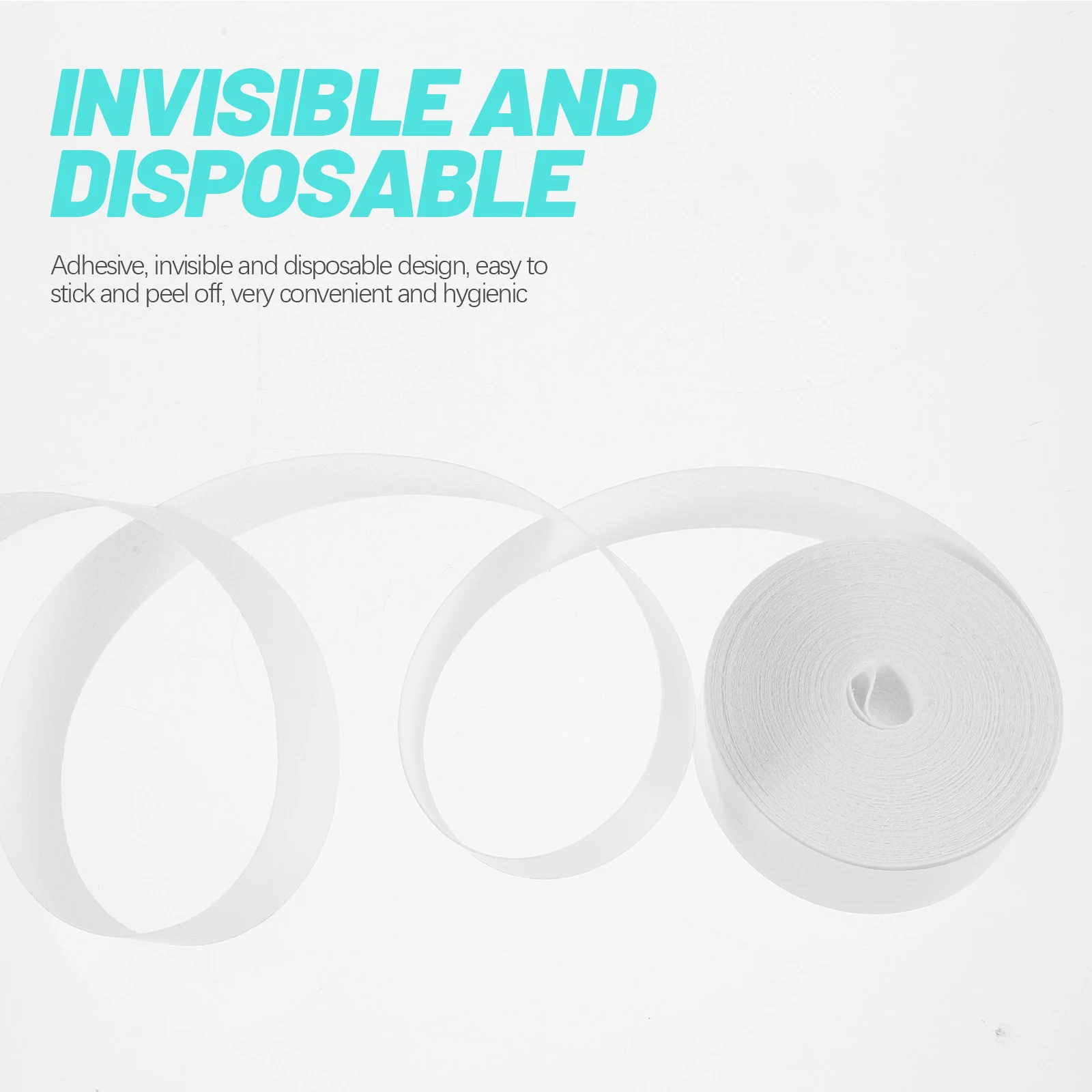 1 لفة امتصاص العرق ملصق قميص طوق غير مرئية المتاح العصابة منصات امتصاص العرق للقمصان القبعات البلوزات