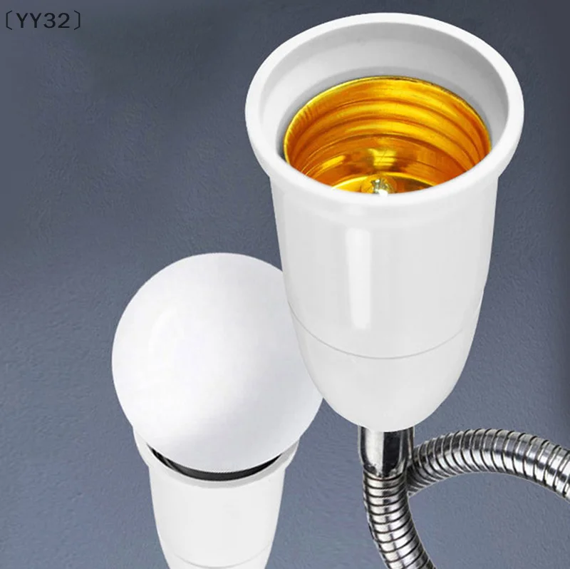 [-YY32] E27 إلى E27 قاعدة مصابيح موسع 180 مللي متر حامل مصباح محول E27-E27 لهب مصباح محول مأخذ التوصيل لمبة الضوء