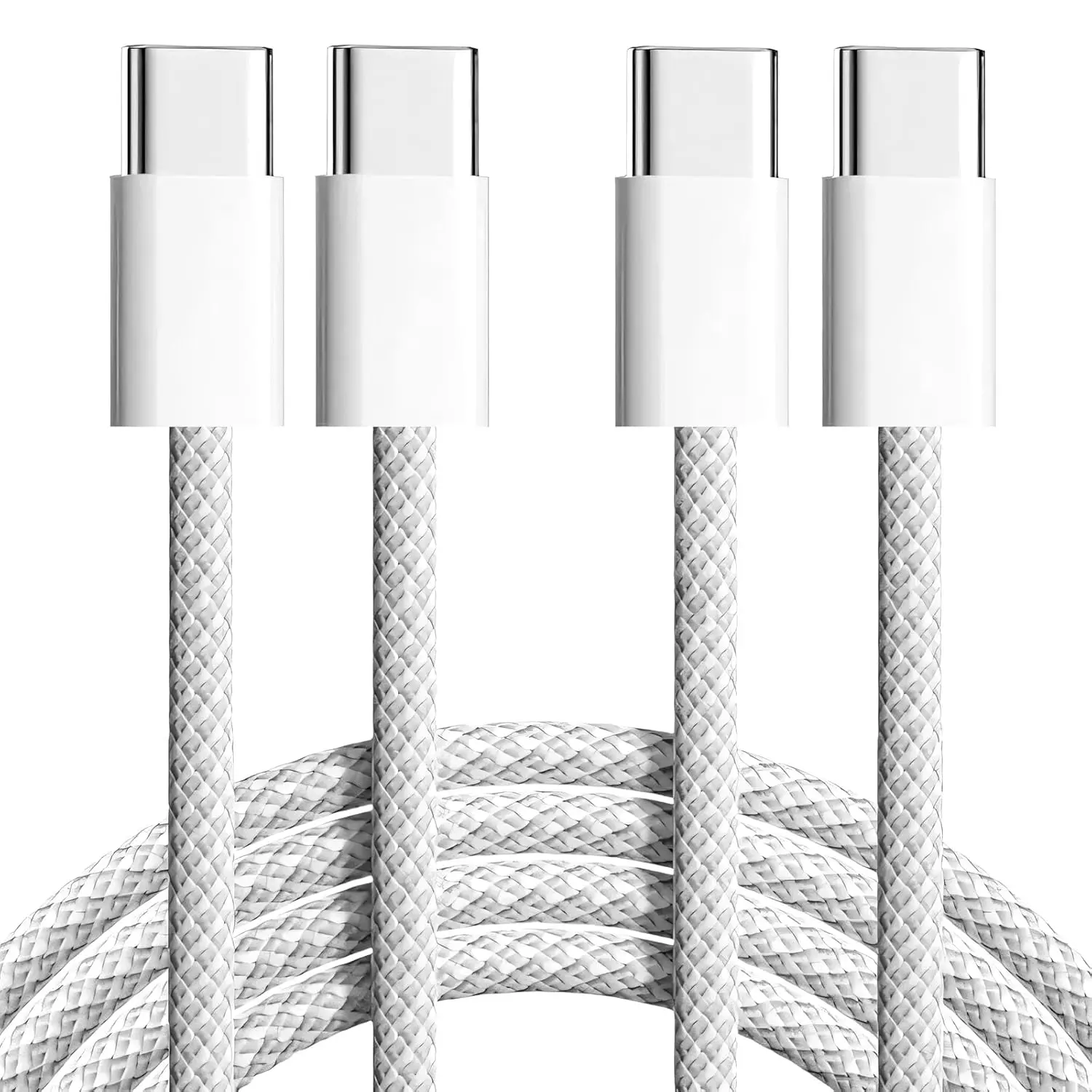 2Pack USB C to C Charger Cable, 60W Type C to C Fast Charging Cable Cord Long for Apple iPhone 17 Pro Max/17 Air/16 Pro Max/16