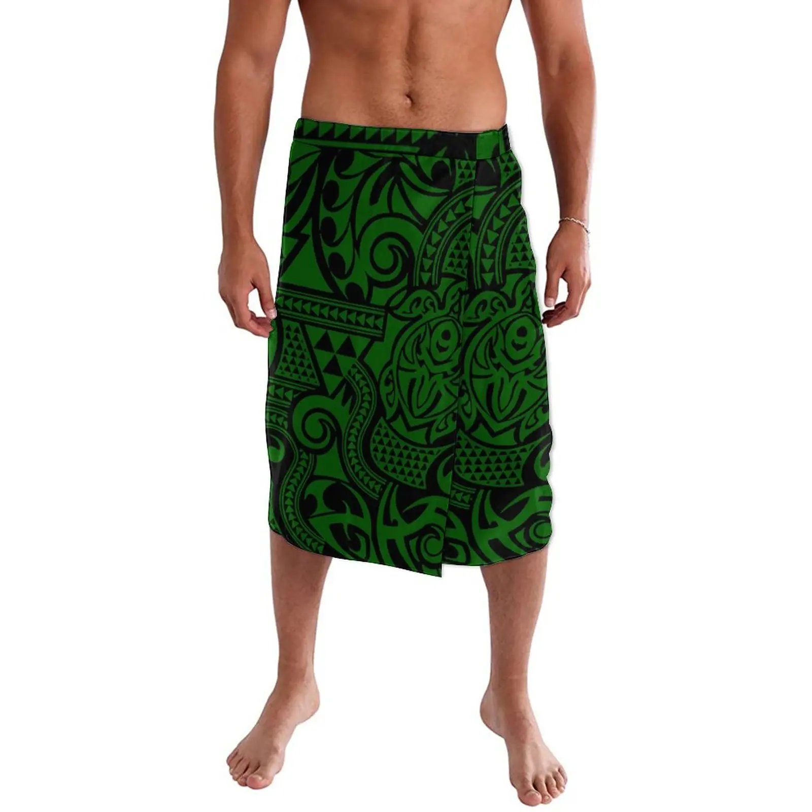 Pacific Islands Men Clothing Lavalava Ie Faitaga Polynesian New Print Design Sulu Samoa Ethnic Beachwear Sarong