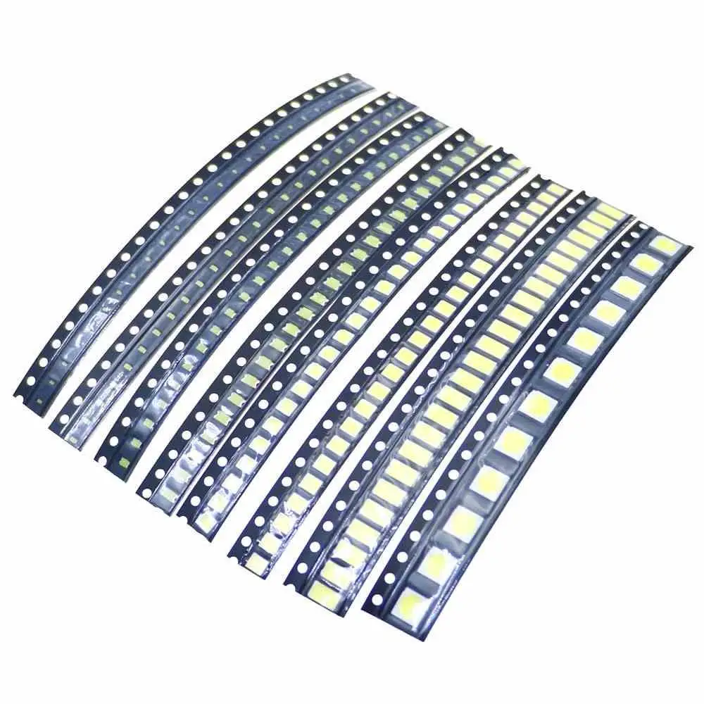 5050 5730 2835 1210 1206 0805 0603 0402 SMD LED Diode Sample Book Red/Green/Blue/White/Yellow/Warm White/Orange/Purple/Ice Blue