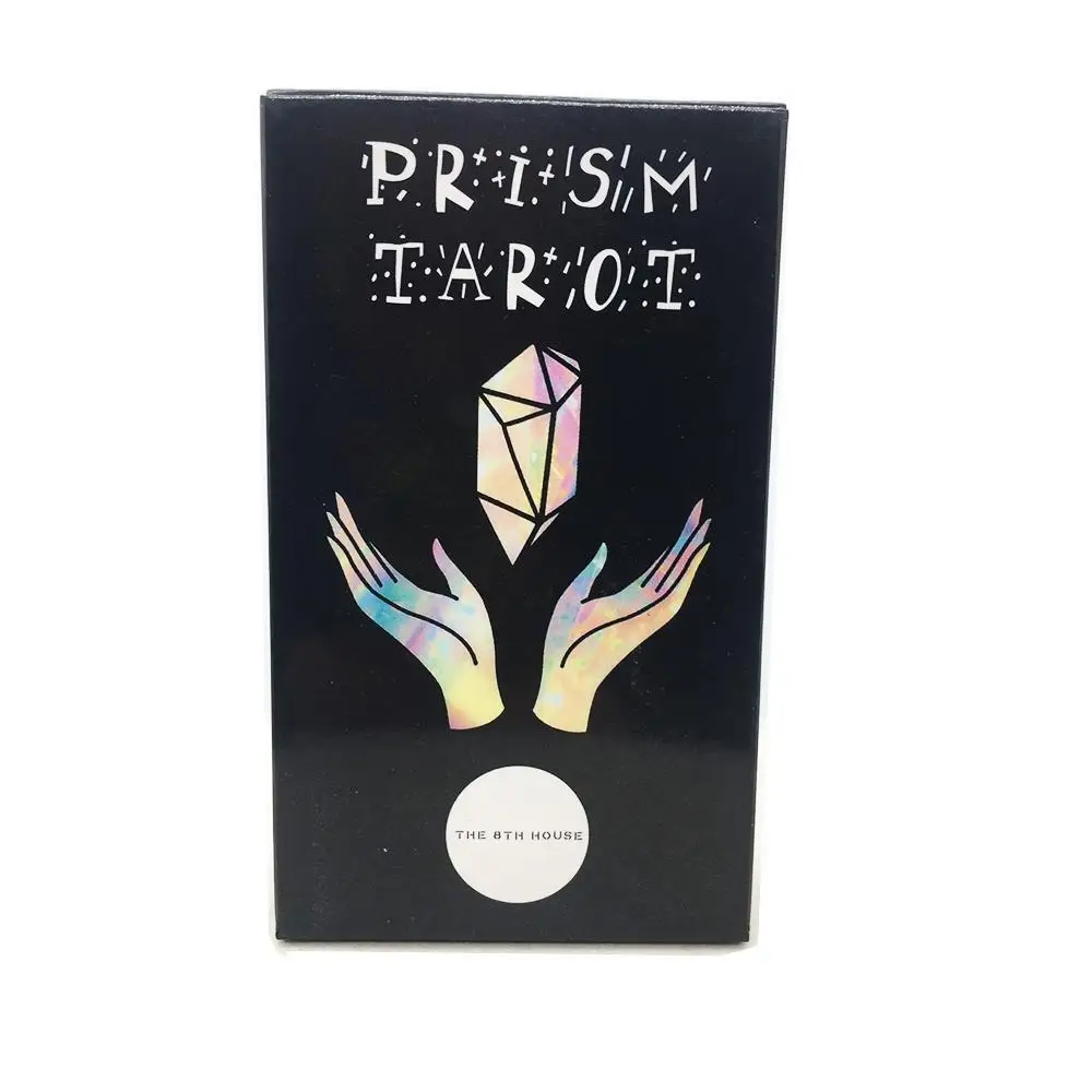 78 Cards Prism Tarot Deck Cards Games English Version Divination Fate Board Game Tarot