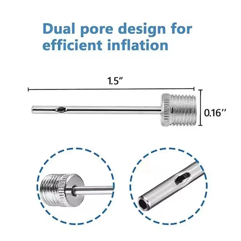 10Pcs Stainless Steel Ball Inflation Needles Air Pump Needle For Basketball Football Volleyball Sports Ball Inflating
