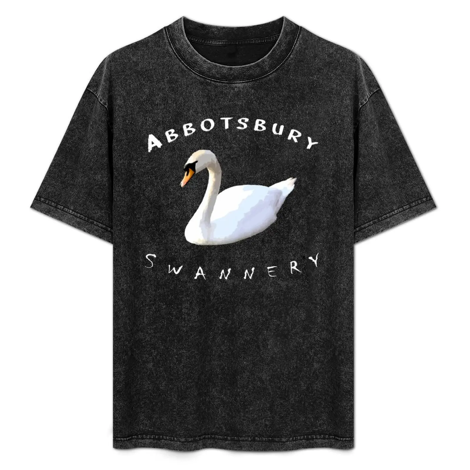 

Abbotsbury Swannery T-Shirt Basic Casual Short Sleeve Cotton Shirt