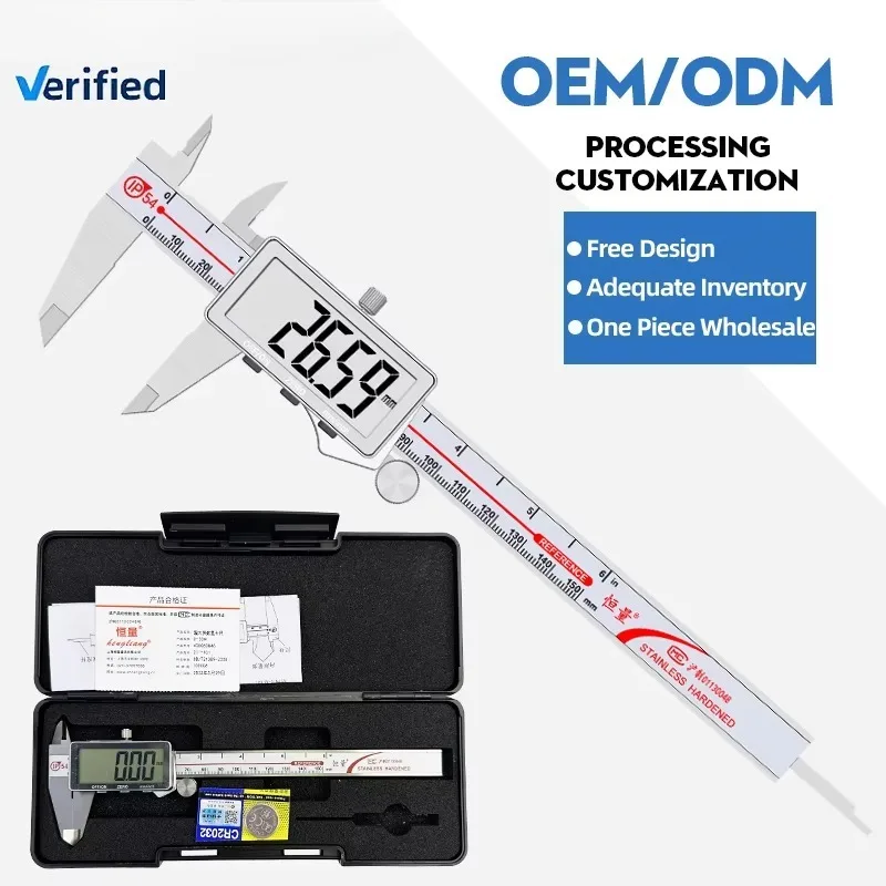 Large Screen Stainless Steel Digital Caliper 0-150mm 0.01mm Resolution High Precision Inner Outer Diameter Measuring Tool