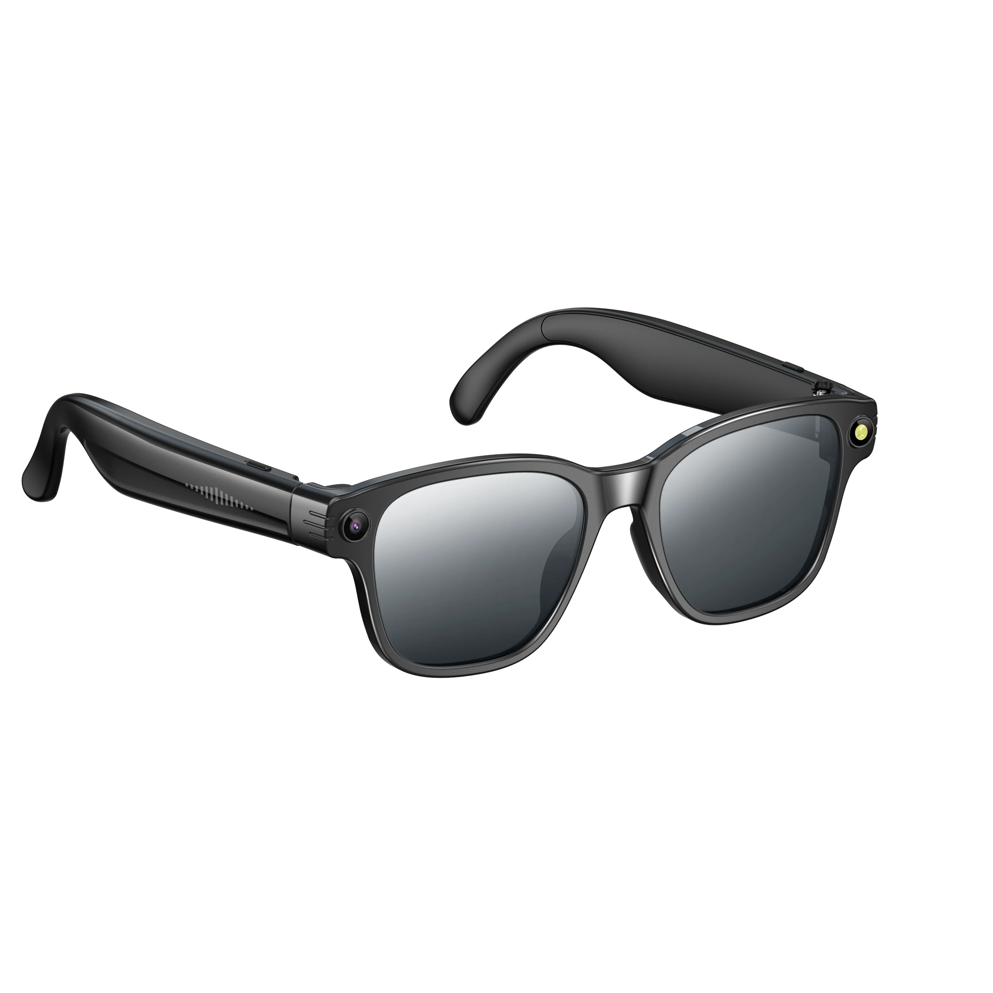 Óculos inteligentes ai com câmera de 8mp, gravação de vídeo, mais de 100 idiomas, tradução, óculos de sol, chamada bluetooth, reprodução de música, homens, mulheres, 2025