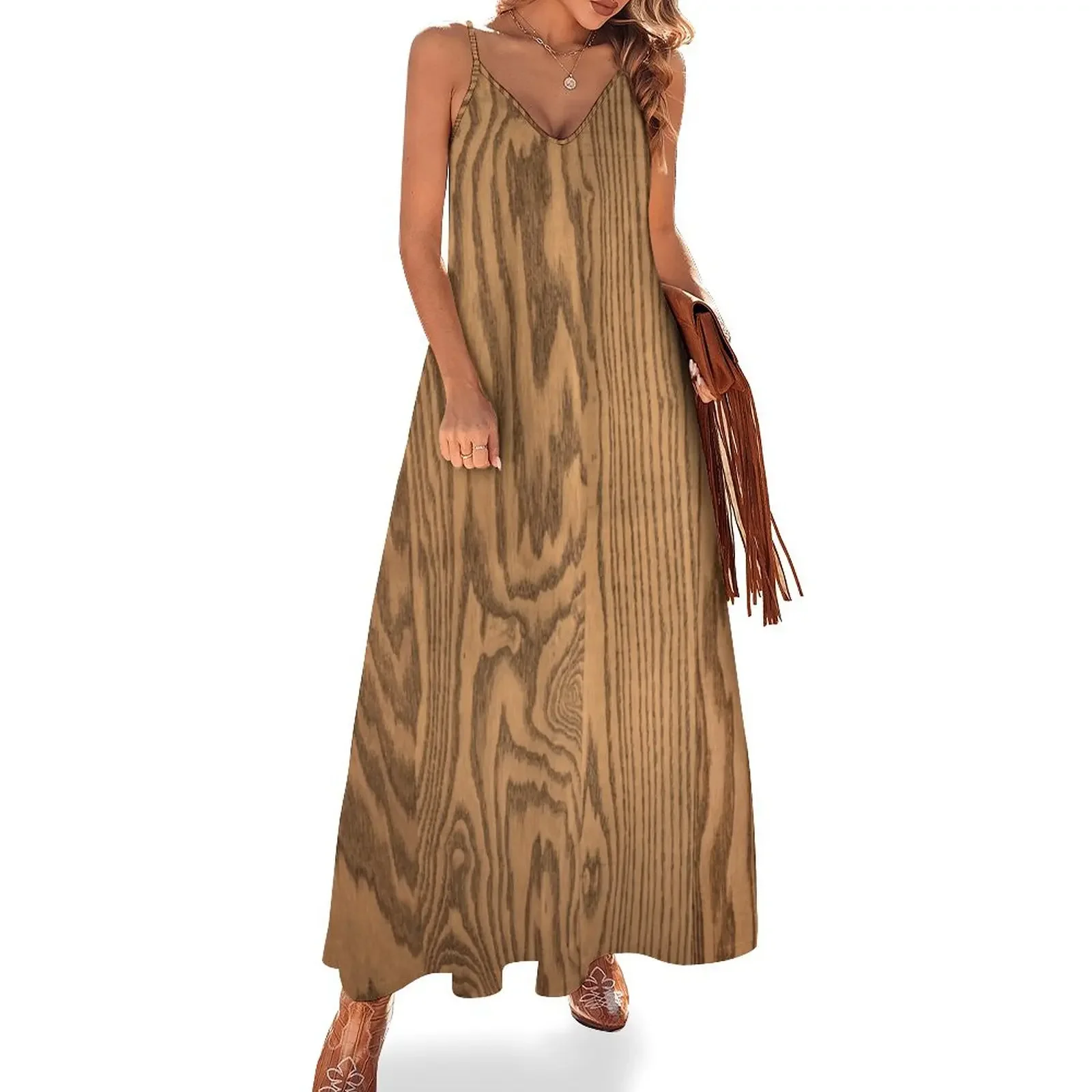 

Wood 4 Sleeveless Dress long sleeve dress women's dresses luxury women's fashion dresses dresses ladies 2024 summer