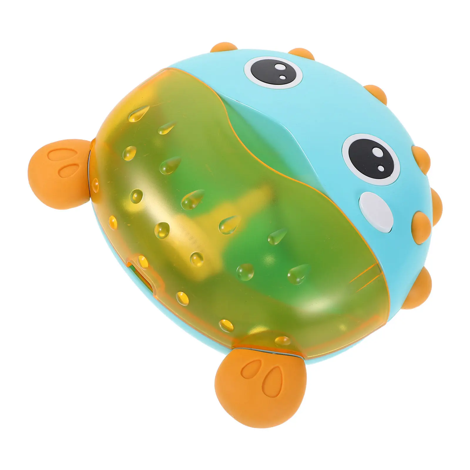 Automatic Bath Bubble Maker Kids Fish Shape Musical Bubble Machine Portable Lightweight Pufferfish Design for Bathtub Shower