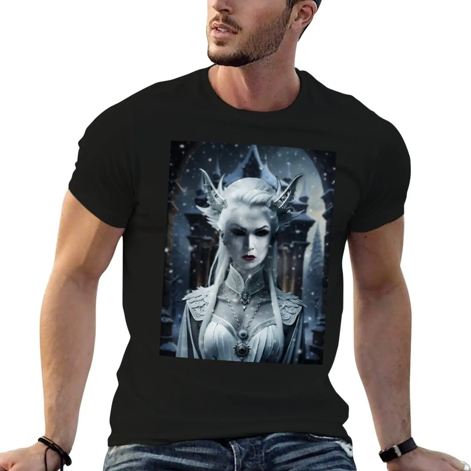 White Christmas Tarja T-Shirt graphic tee shirt plus size tops custom t shirt mens workout shirts