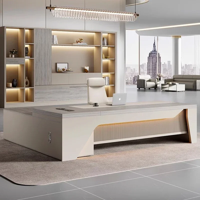 Reception Computer Office Desk Corner Modern Conference Gaming Computer Table Study School Executive Tavolo Trendy Furniture