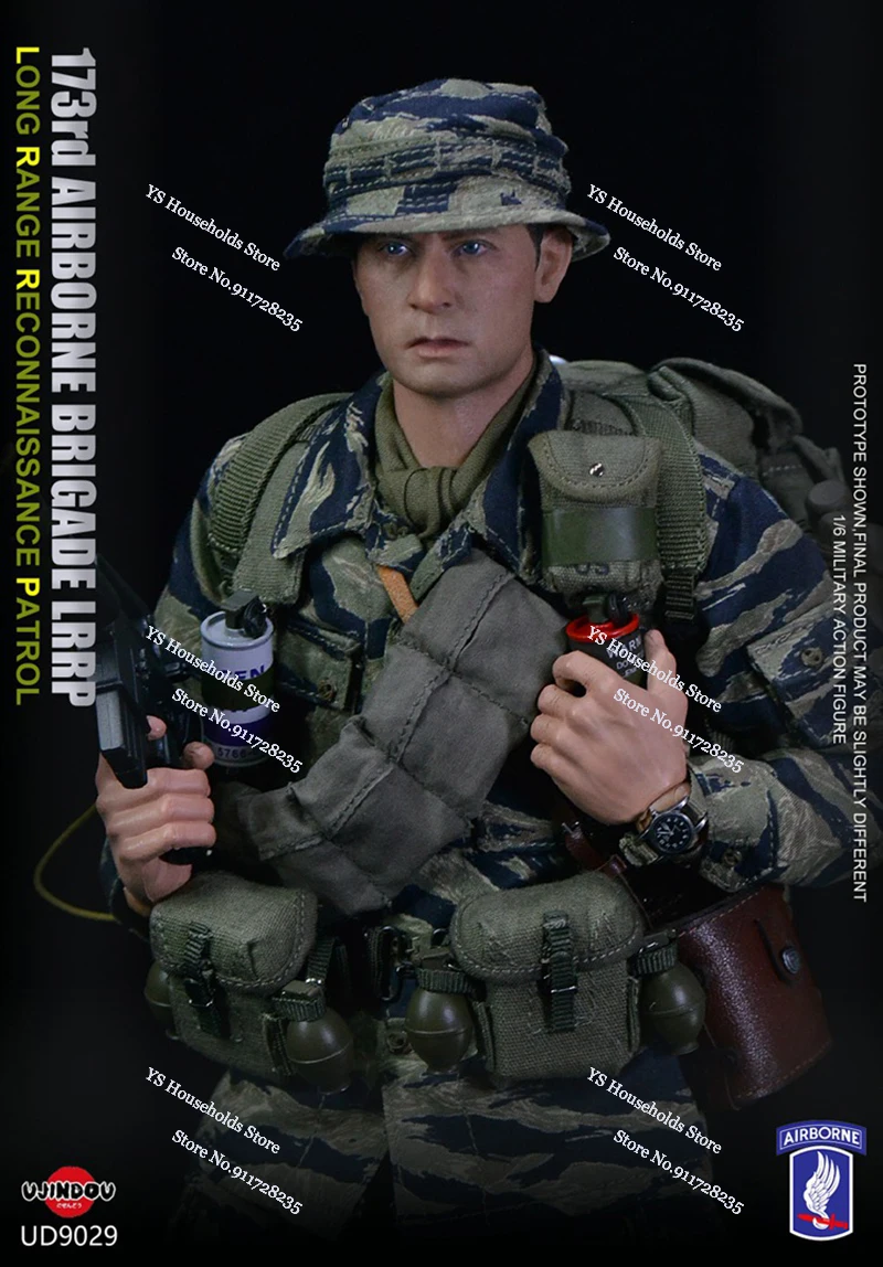 UJINDOU UD9030 1/6 niemiecka dywizja pancerna UD9029 US Army LRRP w wietnamskiej Model żołnierza miliatrii 12-calowa pełna figurka