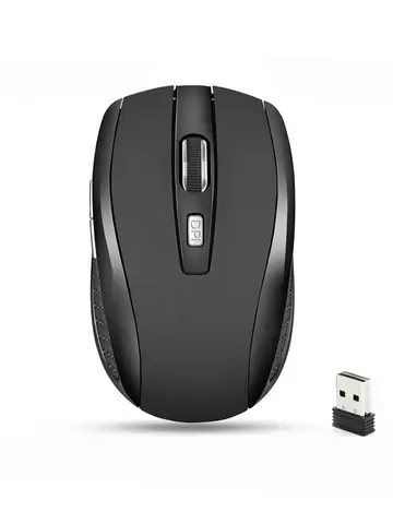 2.4G Wireless Mouse 2.4Ghz Gaming Mouse 6D Optical Wireless Mouse Slim Mini Noiseless Mice DPI1600 for Macbook PC Laptop