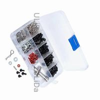 270pcs Screw Bolt Box Repair Tool Kit For 1/10 HSP Useful SCX10 RC Car Parts Boxed Screw Hex Wrench Repair Tool Kit CC