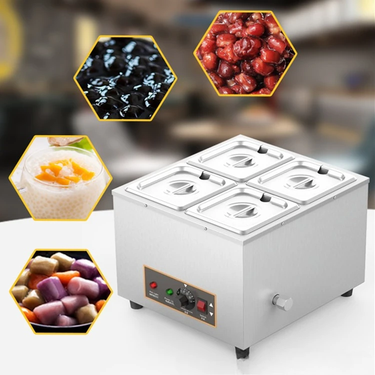 Hotel Commercial Brown Sugar Pearl Insulation Pot Water Heating Sago Taro Round Insulation Soup Pool Jam Machine