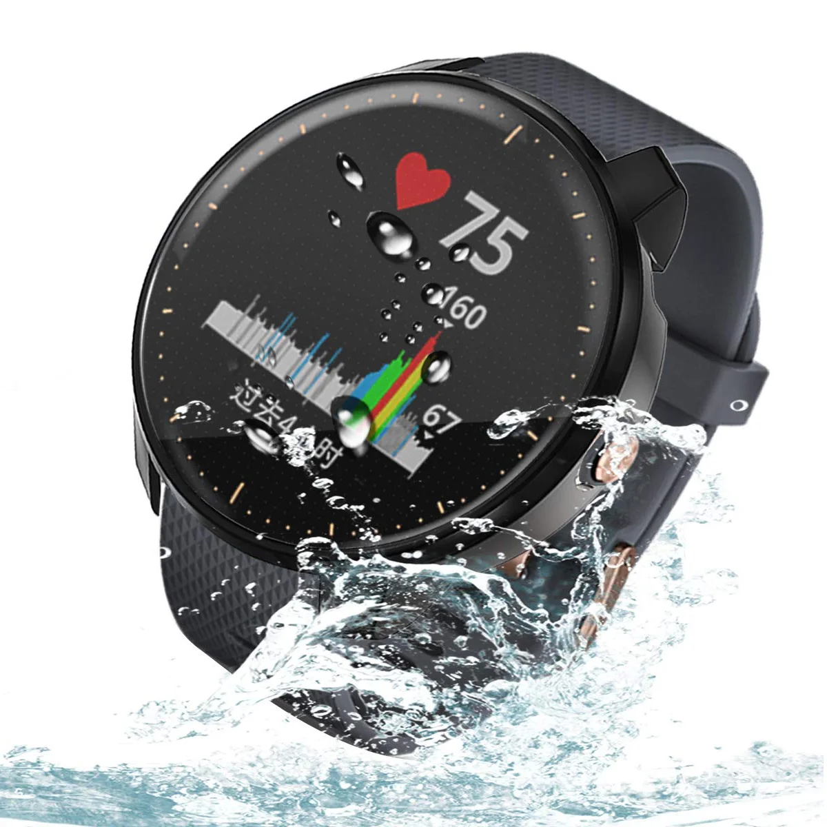 TPU Protective Case for 3 Slim Lightweight Full Edge Protection Watch Shell Shockproof Durable Fits Ports