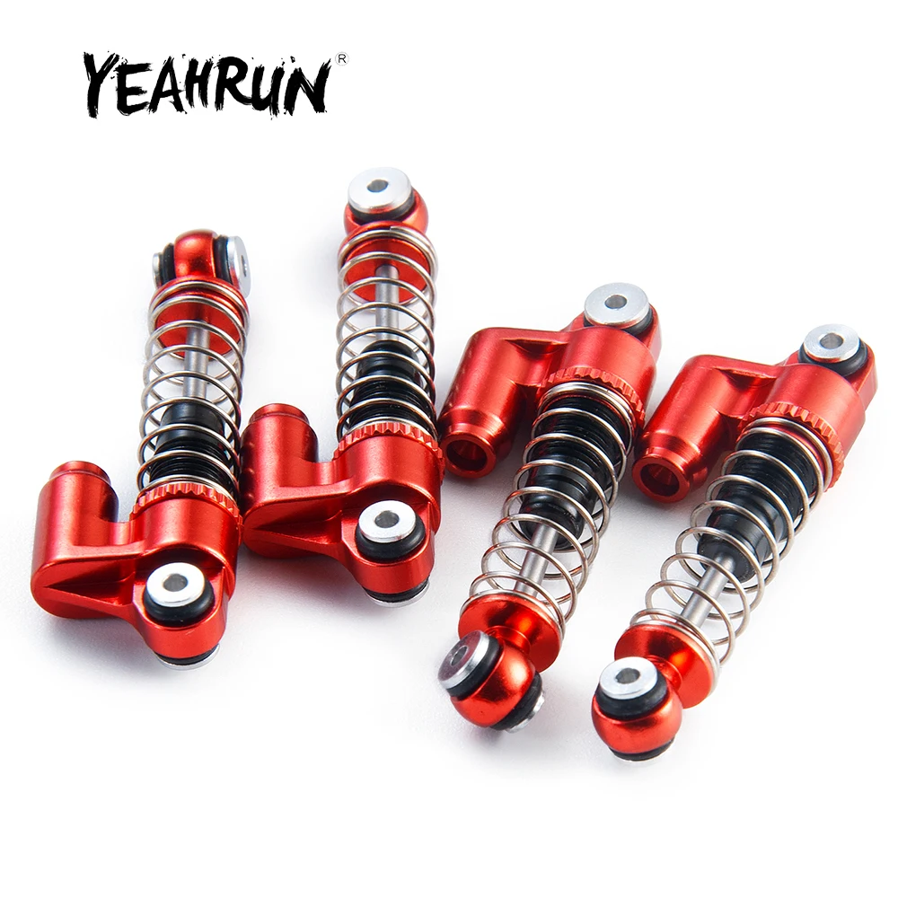 YEAHRUN 31mm Aluminum Oil Shock Absorber Damper Set for Axial SCX24 1/24 RC Crawler Car Truck Model Upgrade Parts Accessories