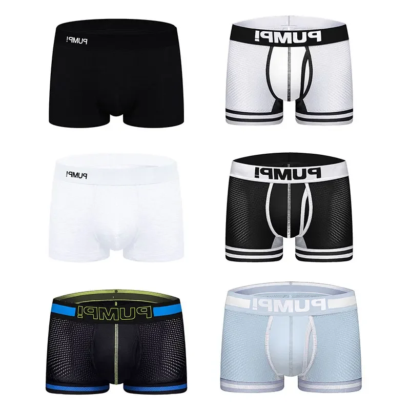 6Pcs New Arrival Underwear Men Boxer Homme Modal Mens Underwear Boxershorts Men Boxers Sexy Boxer Shorts slip