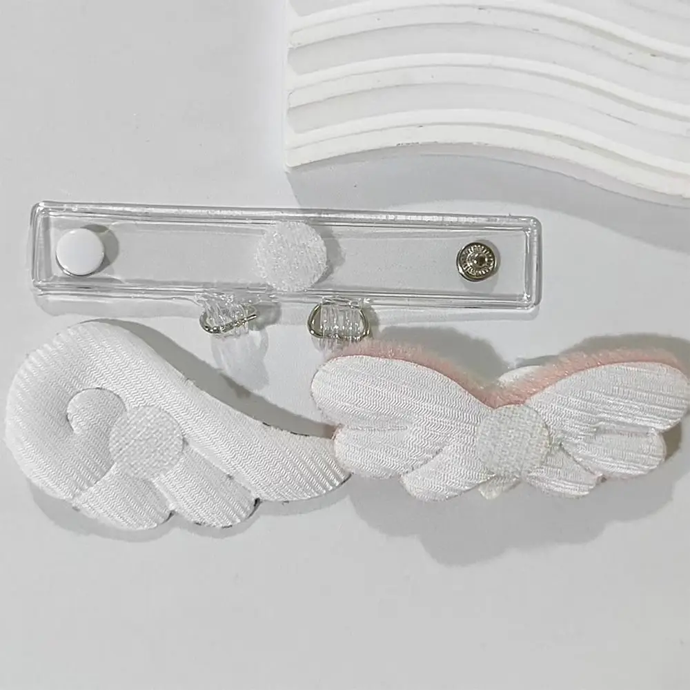 1pc INS Style Transparent Bag Expansion Buckle with Double D-Rings Decorative Bag Strap Extender Bag Charm Holder Handbag