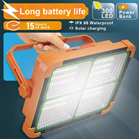 Camping Lantern High Solar Rechargeable LED Tent Light with Magnet Powerful Flashlight Power Bank Repair Emergency Lamp NEW HOT
