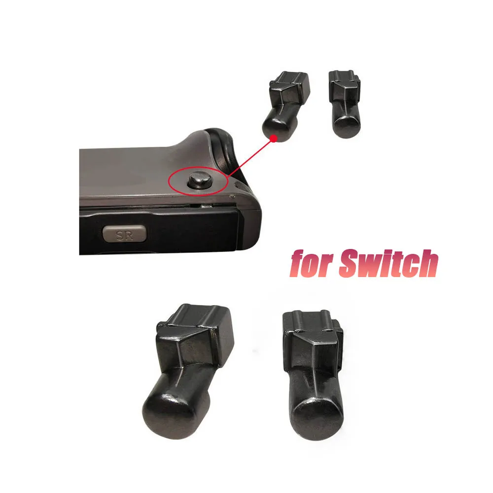 Replacement 1pair buckle For Switch NS joy con game controller metal buckle button V2 version anti falling lock buckle