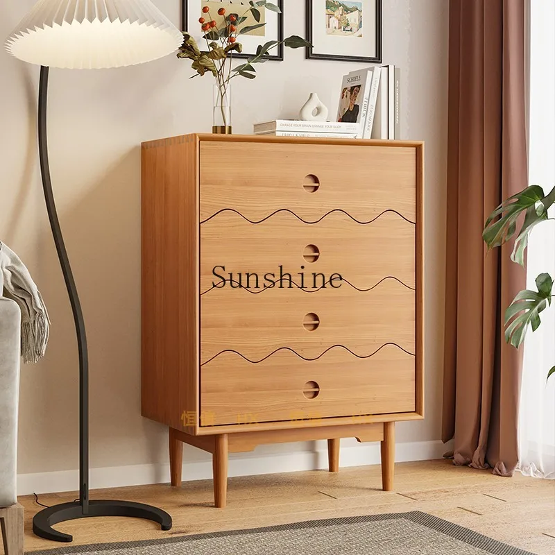 

Nordic living room modern simple locker tea cabinet bedroom storage cabinet